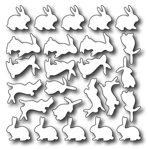 Frantic Stamper Cutting Die - Bunnies Confetti