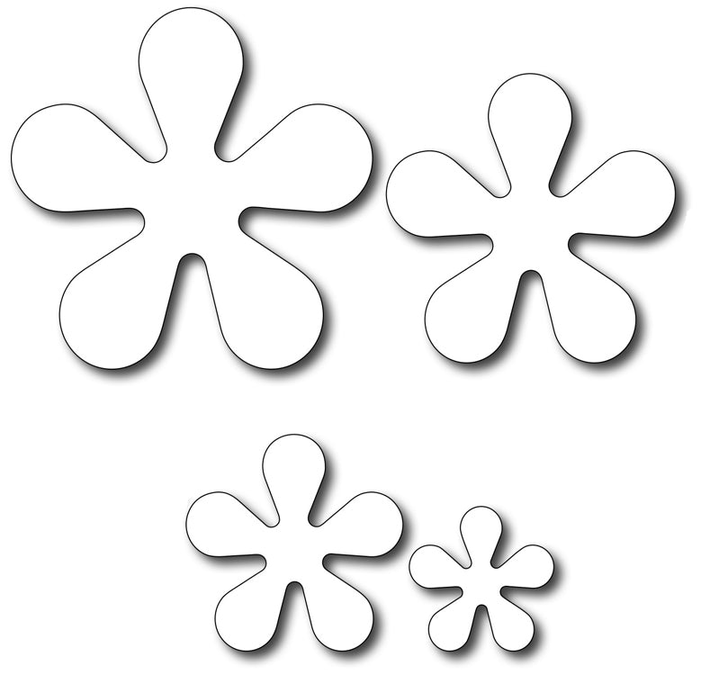 Frantic Stamper Cutting Die - Retro Daises
