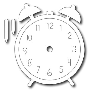 Frantic Stamper Cutting Die - Large Retro Alarm Clock