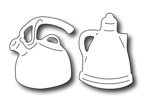 Frantic Stamper Cutting Die - Tea Kettle & Coffee Pot