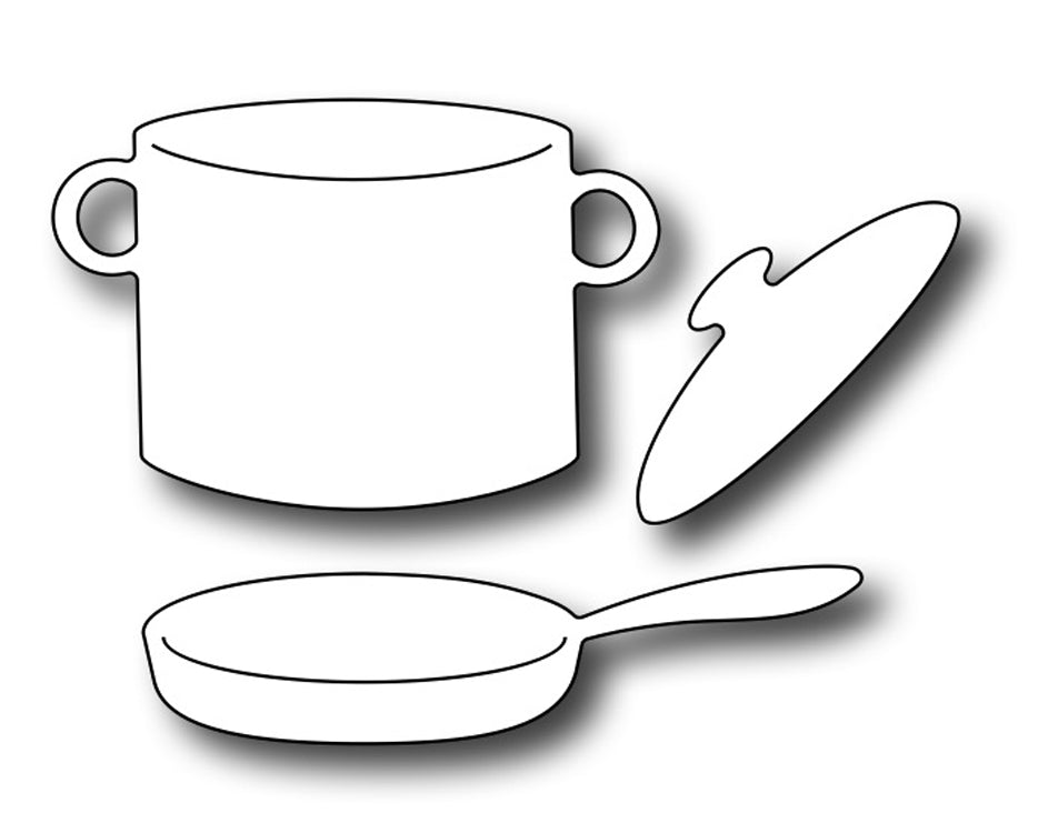 Frantic Stamper Cutting Die - Pots & Pans