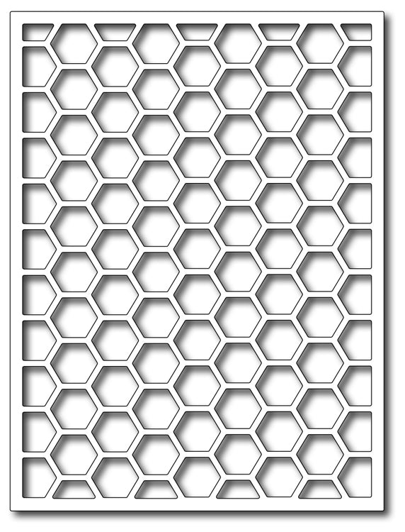 Frantic Stamper Cutting Die - Hexagon Card Panel