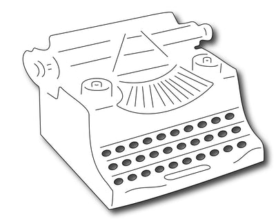 Frantic Stamper Cutting Die - Retro Typewriter