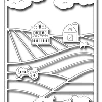 Frantic Stamper Cutting Die - Farm Scene Card Panel