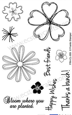 Frantic Stamper Clear Stamp - Set - Pretty Posies