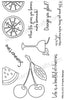 Frantic Stamper Clear Stamp - Set - Summertime Fruits