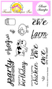 Frantic Stamper Clear Stamp - Set - Party Animals