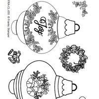 Frantic Stamper Clear Stamp - Set - Ivy Bubble Ornament