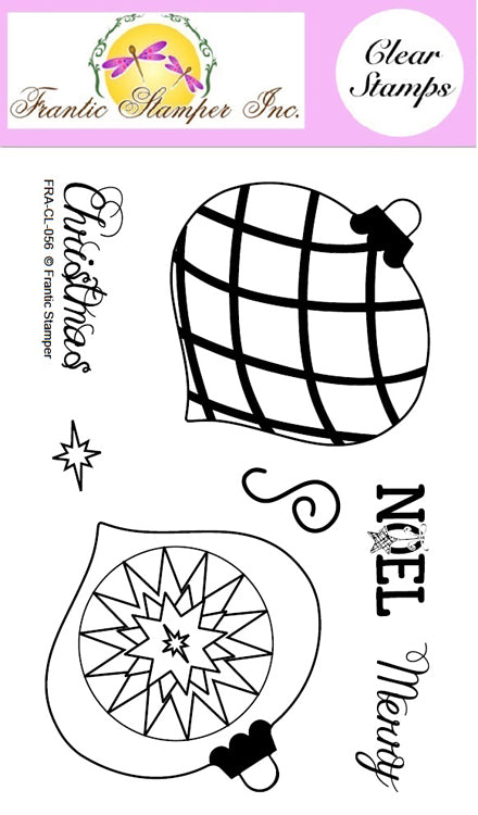 Frantic Stamper Clear Stamp - Set - Finial Ornaments