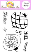 Frantic Stamper Clear Stamp - Set - Finial Ornaments