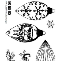 Frantic Stamper Clear Stamp - Set - Pinecone Ornaments