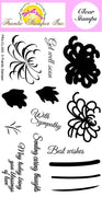 Frantic Stamper Clear Stamp - Set - 3-Step Chrysanthemums