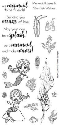 Frantic Stamper Clear Stamp - Set - Under the Sea Mermaid Sentiments