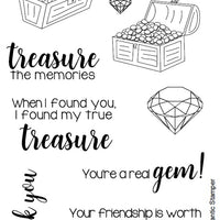 Frantic Stamper Clear Stamp - Set - You're A Treasure