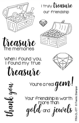 Frantic Stamper Clear Stamp - Set - You're A Treasure