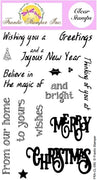 Frantic Stamper Clear Stamp - Set - Merry Christmas Sentiments