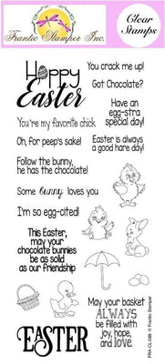 Frantic Stamper Clear Stamp - Set - Easter Greetings