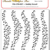 Frantic Stamper - 6"x6" Stencil - Bubbly