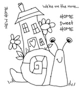 Woodware Clear Stamps - Snail On The Move