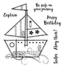 Woodware Clear Stamps - Sailboat