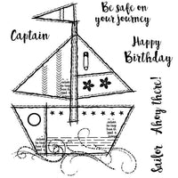 Woodware Clear Stamps - Sailboat