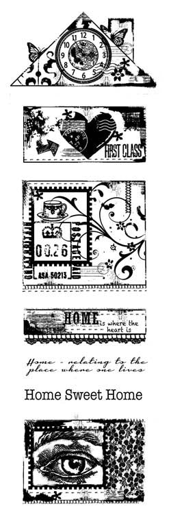 Woodware Clear Stamps - Build-a-Home