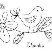 Woodware Clear Stamps - Little Bird
