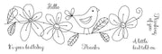 Woodware Clear Stamps - Little Bird