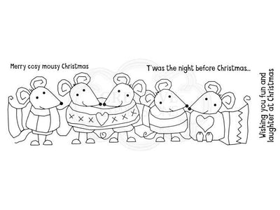 Woodware Clear Stamps - Mousy Christmas