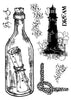 Woodware Clear Stamps - Message in a Bottle