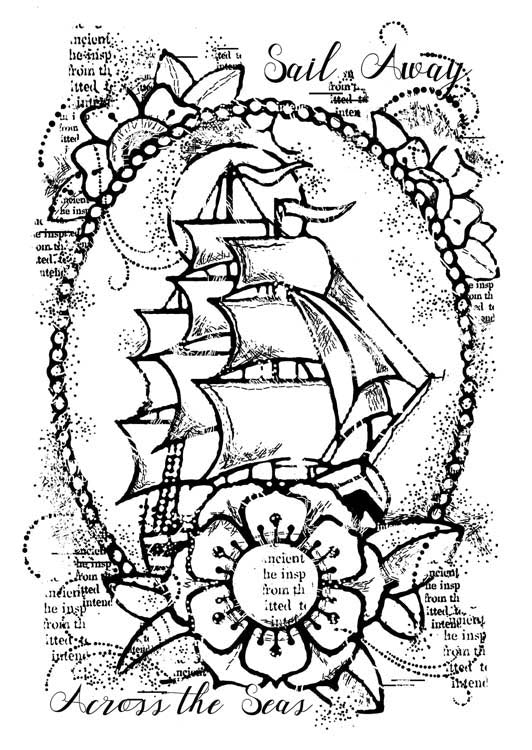 Woodware Clear Stamps - Ship Ahoy