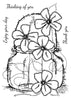 Woodware Clear Stamps - Small Daisy Jar