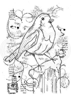 Woodware Clear Stamps - Frosty Robin