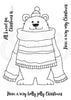 Woodware Clear Stamps - Polar Bear Pete