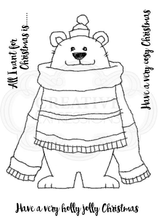 Woodware Clear Stamps - Polar Bear Pete