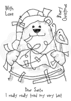 Woodware Clear Stamps - Sticky Bear