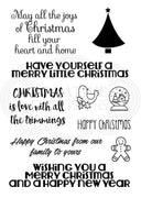 Woodware Clear Stamps - Christmas Wordery