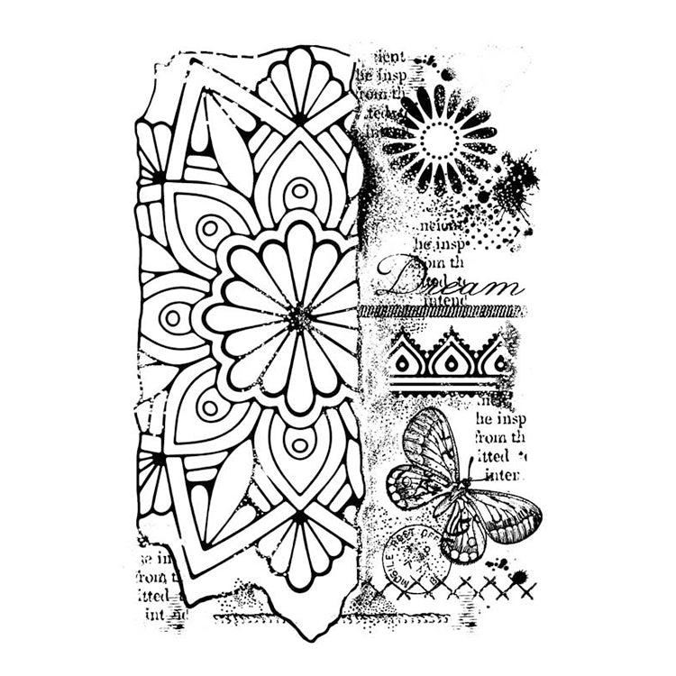 Woodware Clear Stamps - Broken Tile