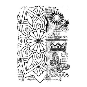 Woodware Clear Stamps - Broken Tile