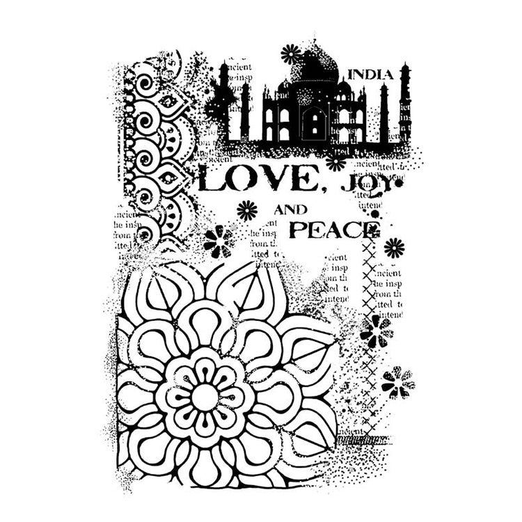 Woodware Clear Stamps - Indian Treasures