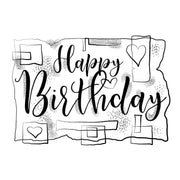 Woodware Clear Stamps - Birthday Strips