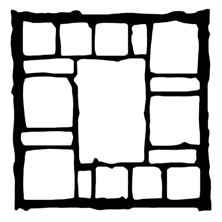 Woodware Stencils -  Paved Frame