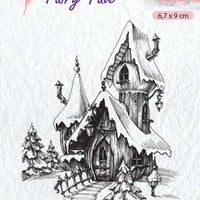 Nellie's Choice Clear Stamp Fairy Tale -  Winter Castle