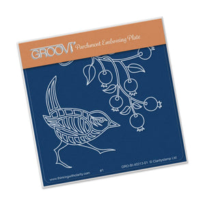 Wren & Rose Hips A6 Baby Plate
