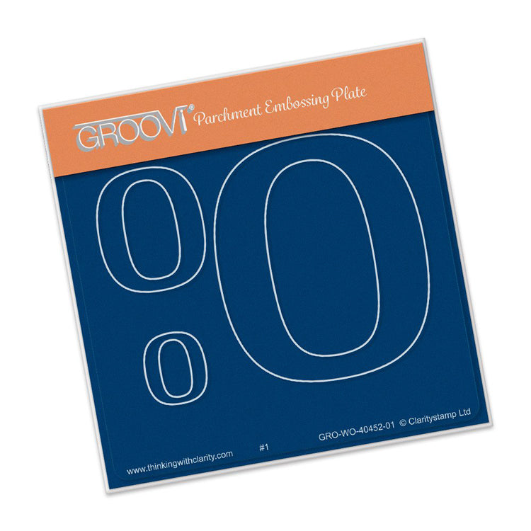 Groovi Plate Number "0" Baby Plate