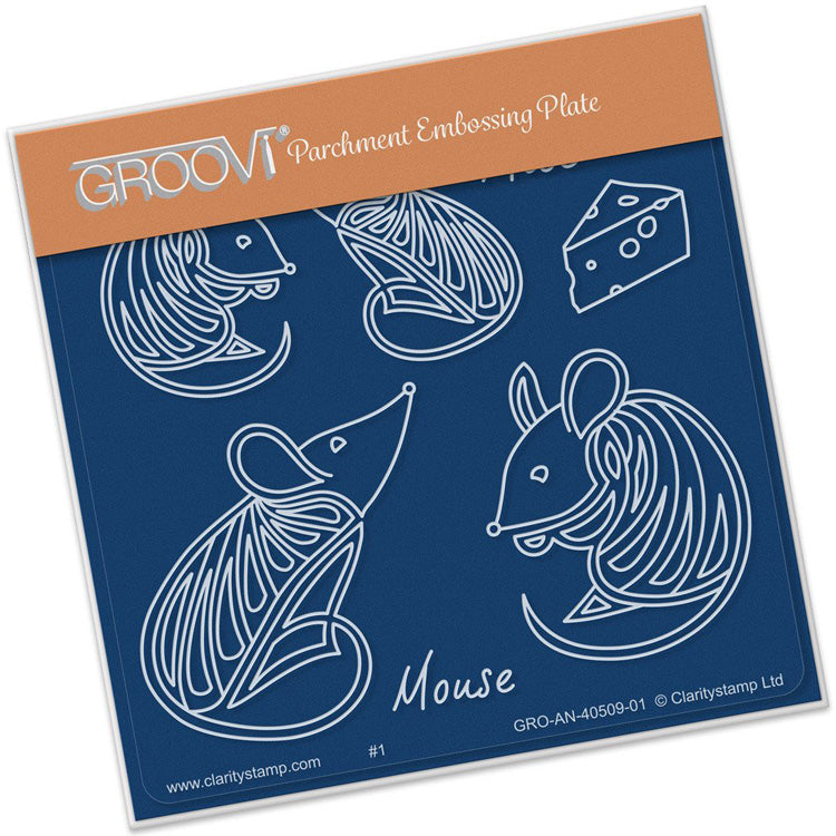 Groovi Plate - Mice Baby Plate