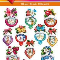 Hearty Crafts Easy 3D Toppers Balls in Winter