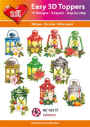 Hearty Crafts Easy 3D Toppers Lanterns