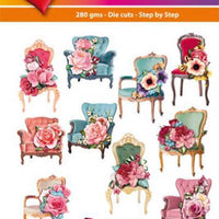 Hearty Crafts Easy 3D Toppers Chairs and Flowers