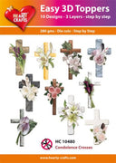 Hearty Crafts Easy 3D Toppers Condolence Crosses